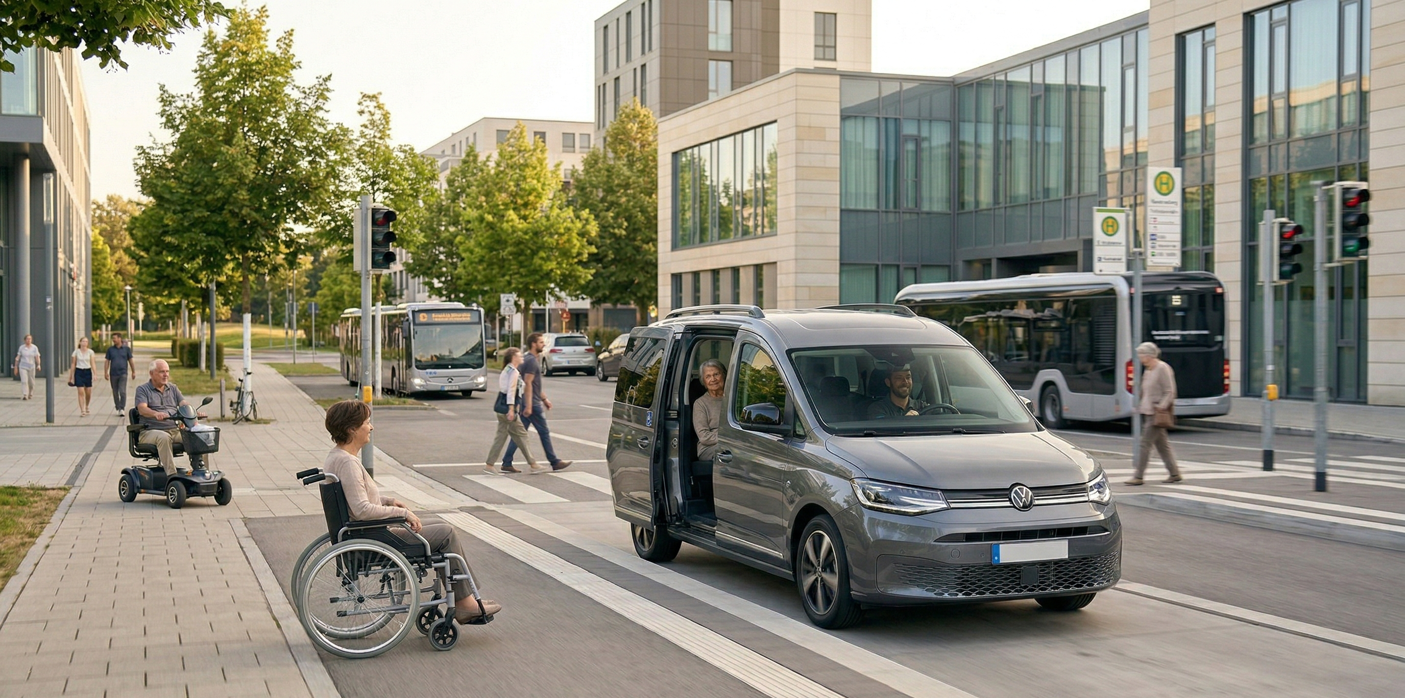 Mobilité inclusive dans un environnement urbain